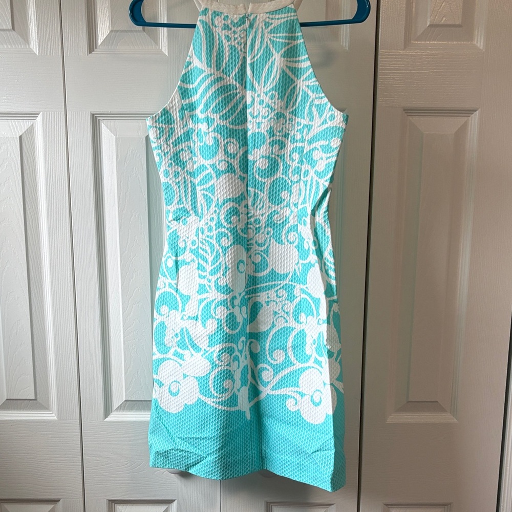 Lilly Pulitzer Shorely Blue and White Dress - Picture 4 of 7